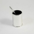 Silver Plated Brass Pen Cup